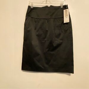 Nygard Elegant Black‎ Women's Skirt Size 8 Petite Side Zip Goth Whimsigoth New